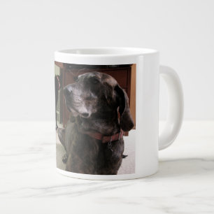 Caneca De Café Grande traço de enrolamento