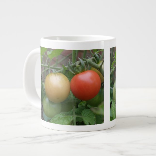 Caneca De Café Grande Tráfego Tomates Light Mug (Frente Esquerda)