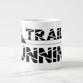 Caneca De Café Grande Trail Running Adler Berge Wald Schuhe Profil