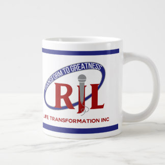 CANECA DE CAFÉ GRANDE TRANSFORMAR PARA O LOGOTIPO RJL DE GRANDE QUALIDAD