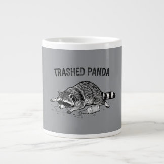 Caneca De Café Grande Trashed Panda Mug