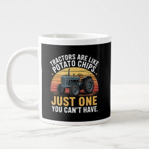 Caneca De Café Grande Tratores São Como Batatas Fritas