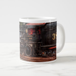 Caneca De Café Grande Trem - Vapor - O trabalho do condutor
