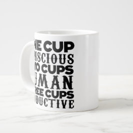 Caneca De Café Grande Três Cups Especiais Mug