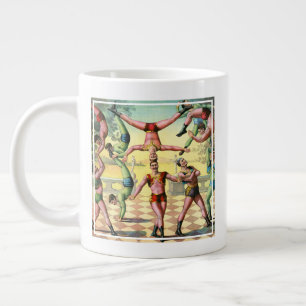 Caneca De Café Grande Treze Homens Fazendo Acrobáticos