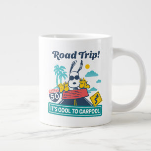 Caneca De Café Grande Trippin rodoviário Amendoins É Legal Carpool