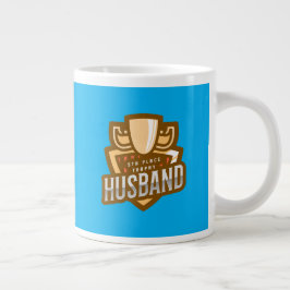 Caneca De Café Grande Trophy 5 Place Husband Mug