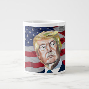 Caneca De Café Grande Trump 45º Presidente dos EUA - Presente