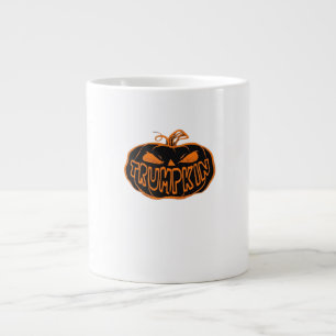 Caneca De Café Grande Trumpkin Halloween