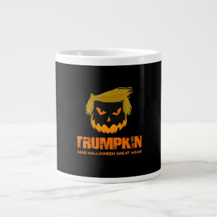 Caneca De Café Grande Trumpkin, Torne O Excelente De Halloween Clássico 