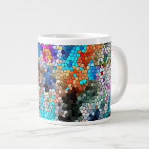Caneca De Café Grande TTEQOTGCubismoINV SGDRKDP AZUL