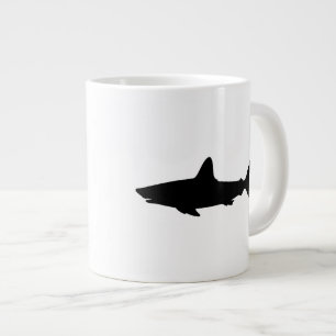 Caneca De Café Grande Tubarão Nadando