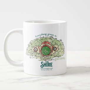 Caneca De Café Grande Tudo cresce na THE SHIRE™