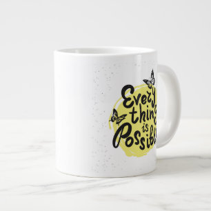 Caneca De Café Grande Tudo é possível