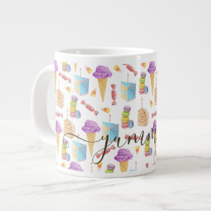 Caneca De Café Grande Tudo Sobre Desserts! Yummy