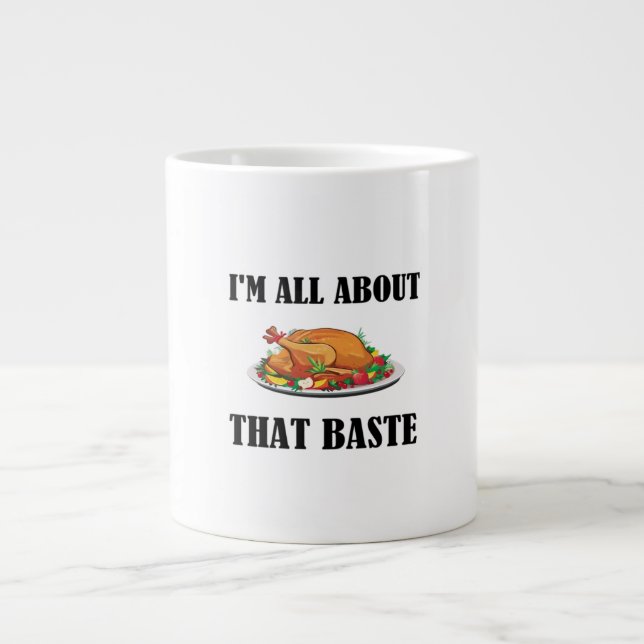 Caneca De Café Grande Tudo Sobre Esse Design Clássico De Baste (Frente)