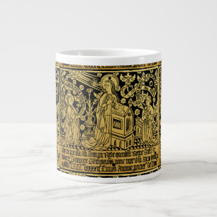 Caneca De Café Grande Tudor Brass Anunciando Mary Angel