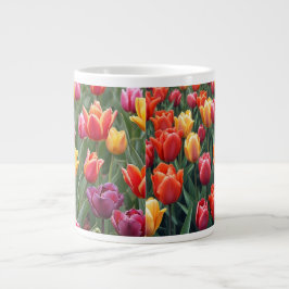 Caneca De Café Grande Tulipas Holandesas