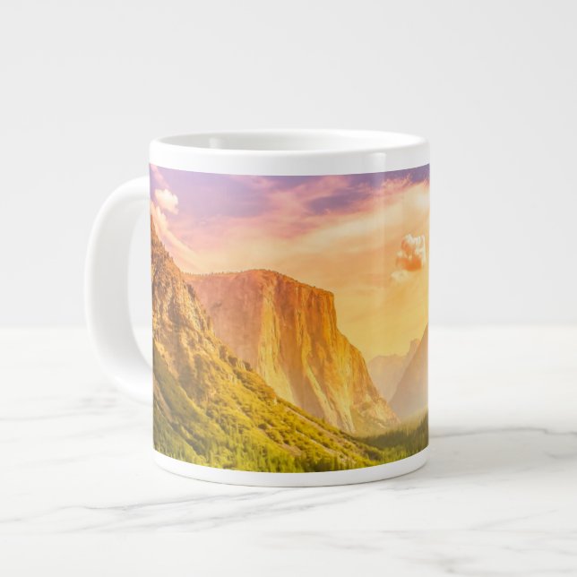Caneca De Café Grande Túnel do Parque Nacional de Yosemite (Frente Esquerda)