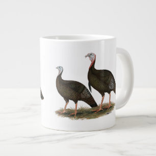 Caneca De Café Grande Turkeys East Wild Pair