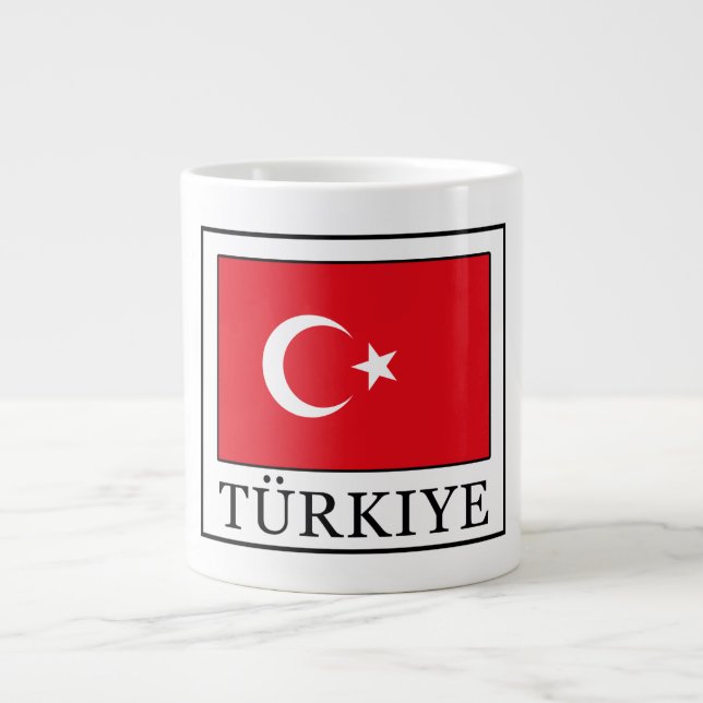 Caneca De Café Grande Türkiye (Frente)