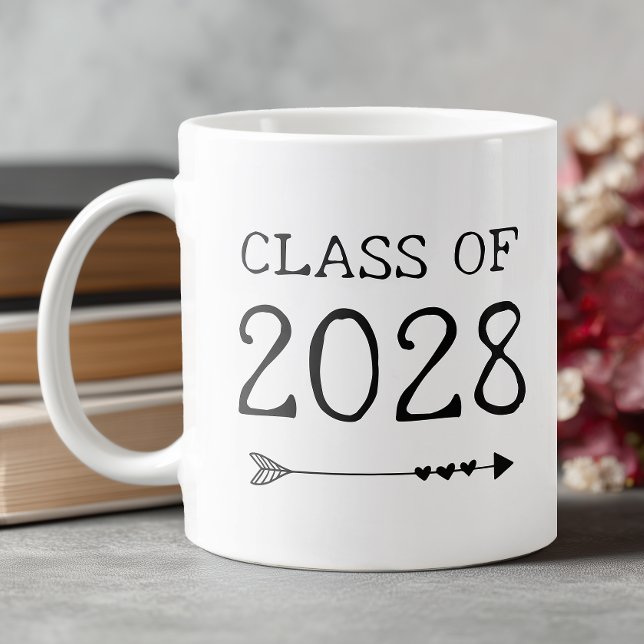 Caneca De Café Grande Turma de Formatura da Moda (Criador carregado)