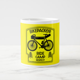 Caneca De Café Grande Turnê De Bicicletas Na Natureza