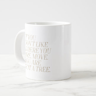 Caneca De Café Grande Typografia Cote Mug ・ 0001