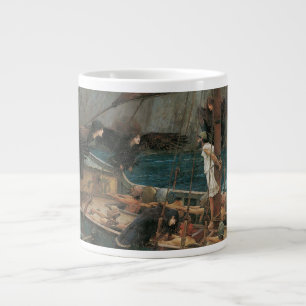 Caneca De Café Grande Ulisses e as Sirenes por JW Waterhouse