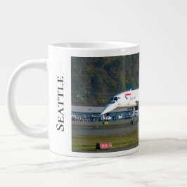 Caneca De Café Grande Último Voo do Concorde, Seattle Washington