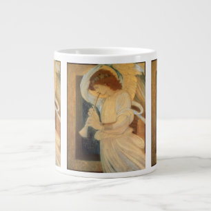 Caneca De Café Grande Um Anjo Tocando um Flageolet por Burne Jones