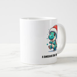 Caneca De Café Grande Um Dinossauro Também Pode Divertir-Se!