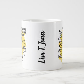 Caneca De Café Grande Um Líder Sem Visão