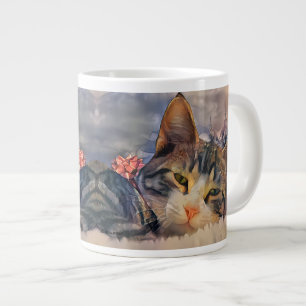 Caneca De Café Grande Um Natal de Kitten