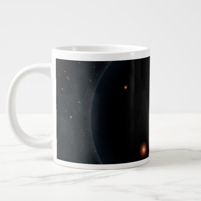 Caneca De Café Grande Um Planeta Semelhante À Terra Rico Em Carbono E Se (Esquerda)