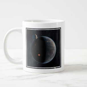 Caneca De Café Grande Um Planeta Semelhante À Terra Rico Em Carbono E Se
