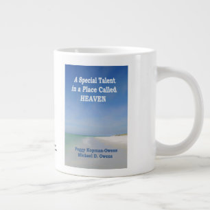 Caneca De Café Grande "Um talento especial num lugar chamado Céu"