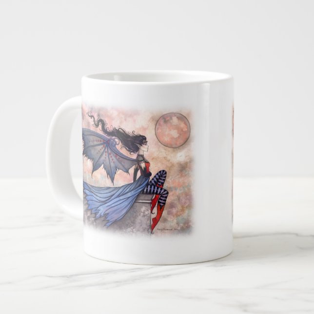 Caneca De Café Grande Uma Fada do Vento Malvada (Frente Esquerda)