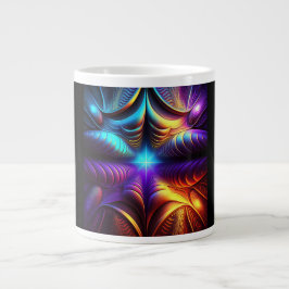 Caneca De Café Grande Uma Fractal Lyapunov Muito Colorida