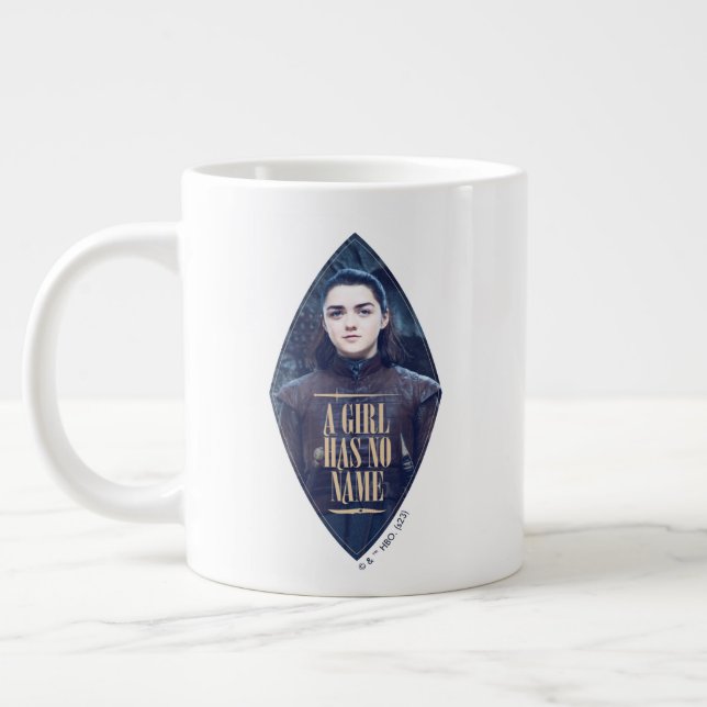 Caneca De Café Grande "Uma Menina Não Tem Nome" Arya Stark Graphic (Esquerda)