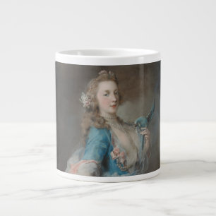 Caneca De Café Grande Uma Selfie com o meu papagaio