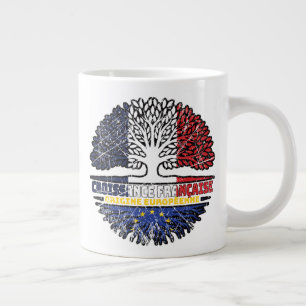 Caneca De Café Grande União Europeia Europa Europa França França