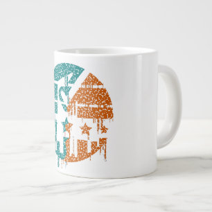 Caneca De Café Grande Unidade em Movimento - Gotas de Democracia