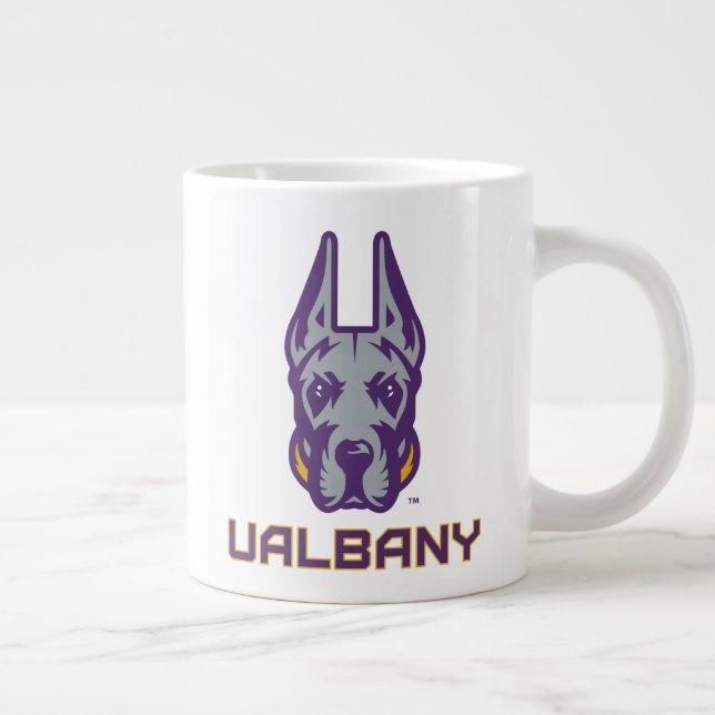Caneca De Café Grande Universidade de Albany Great Danes (Direita)