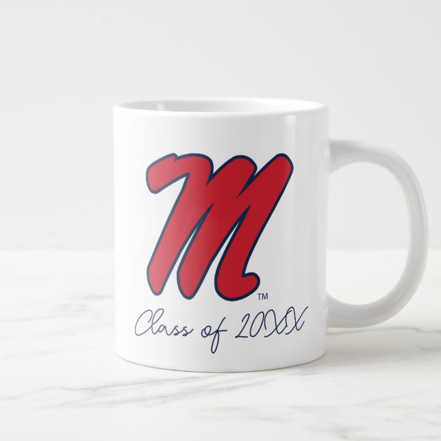 Caneca De Café Grande Universidade do Mississippi | Script M (Direita)