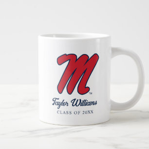 Caneca De Café Grande Universidade do Mississippi Script M