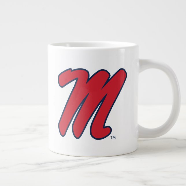 Caneca De Café Grande Universidade do Mississippi | Script M (Direita)