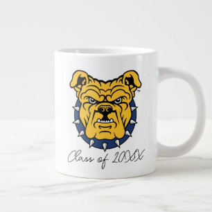Caneca De Café Grande Universidade Estadual da NCA&T Rosto de Buldogue