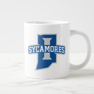 Caneca De Café Grande Universidade Estadual de Indiana Sycamores