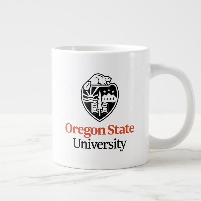 Caneca De Café Grande Universidade Estadual do Oregon (Direita)